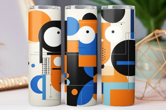 Abstract Pattern Tumbler Design Wrap Png Review