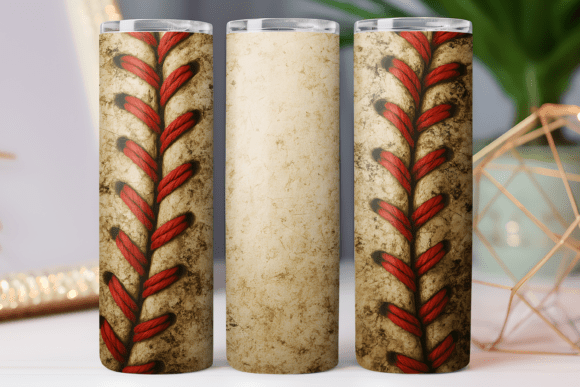 Baseball Tumbler Wrap 20oz Skinny PNG Review