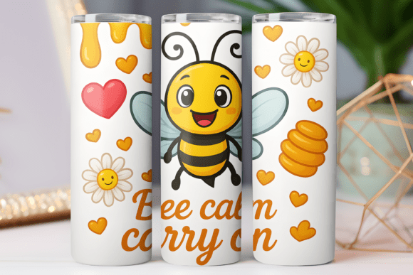 Bee Calm Inspiration Tumbler Wrap 20oz Review