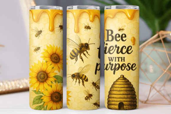 Bee Inspiration Tumbler Wrap 20oz PNG Review