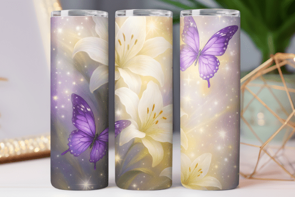 Butterfly Tumbler Wrap Skinny Art Png Review