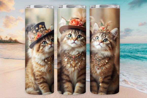 Cat Kitty Tumbler Wrap 20oz Design Review