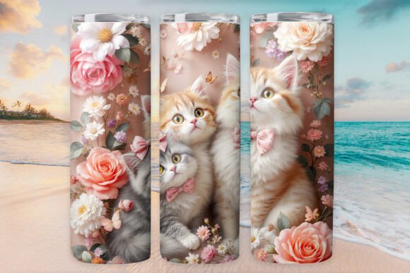 Cat Kitty Tumbler Wrap 20oz Skinny Wrap Review