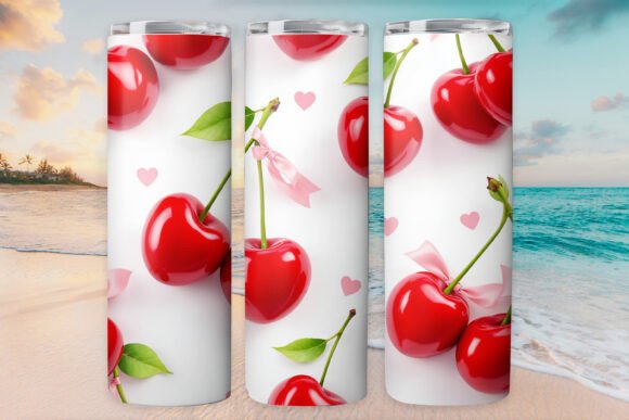 Cherry Girls Bow Tumbler Wrap 20oz Design Review