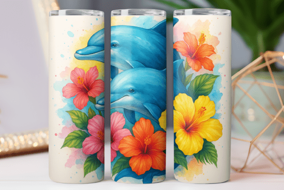 Dolphin Animal Tumbler Wrap for 20oz Jpg Review