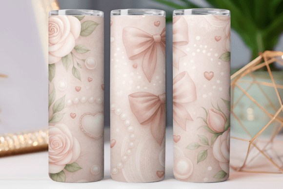 Floral Bow Tumbler Wrap Design Review