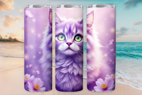 Floral Cat Kitty Tumbler Wrap 20oz Wrap Review