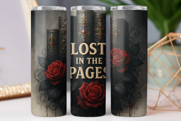 Funny Book Lover 20oz Skinny Tumbler PNG Review