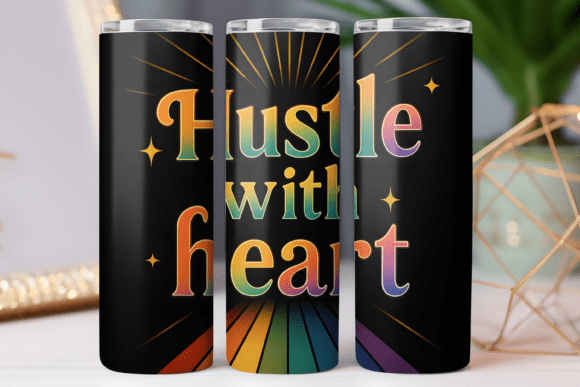 Hustle Motivation Tumbler Wrap Skinny Review