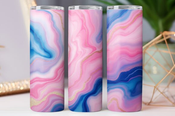 Marble Pattern Tumbler Wrap 20oz Skinny Review