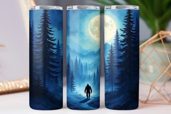 Night Bigfoot Tumbler Wrap Skinny 20oz Review