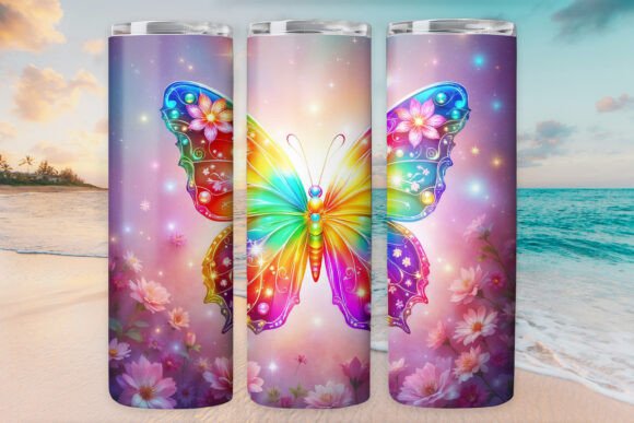 Shinny Butterfly Tumbler Wrap 20oz Jpg Review