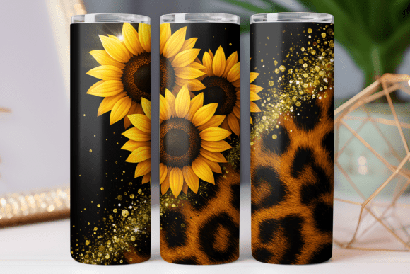 Sunflower Gold Tumbler Wrap 20oz PNG Design Review