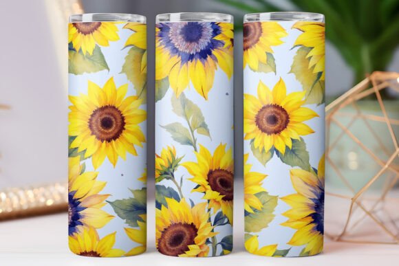 Sunflower Tumbler Wrap 20oz Design Review