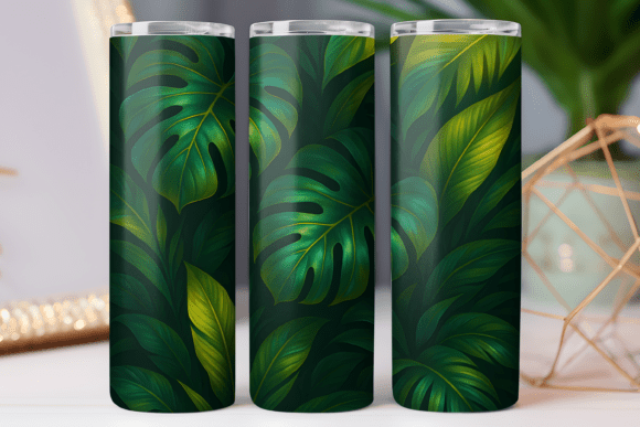Tropical Pattern Tumbler Wrap Design Review