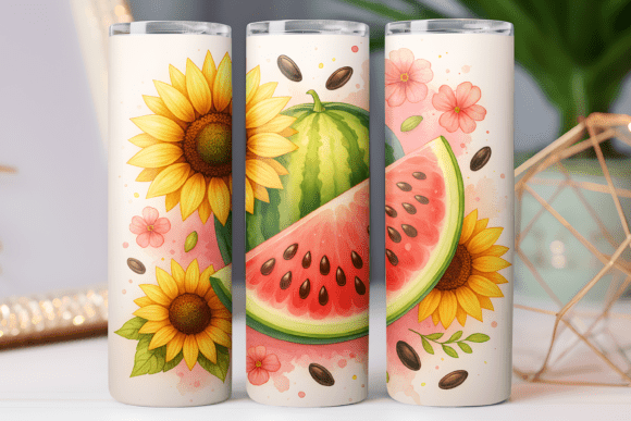 Watermelon Tumbler Wrap Design Review