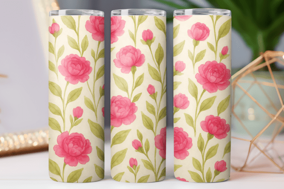 Wildflower Pattern Tumbler Wrap Art 20oz Review